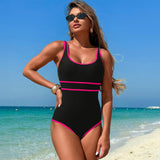 Emoswims - One Piece Boho Swimsuits for Women High Waisted Tummy Control Cutout Vintage Swimsuit Bathing Suit