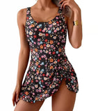Emoswims - One Piece Swimdress Swimsuits for Women Tummy Control Swim Dresses Skirt Bathing Suit