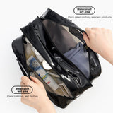 Emoswims - New Portable Waterproof Large Capacity Wet And Dry Separation Toiletry Makeup Storage And Awimming Bag