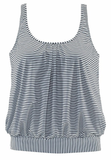 Emoswims - Striped Loose Tankini Set